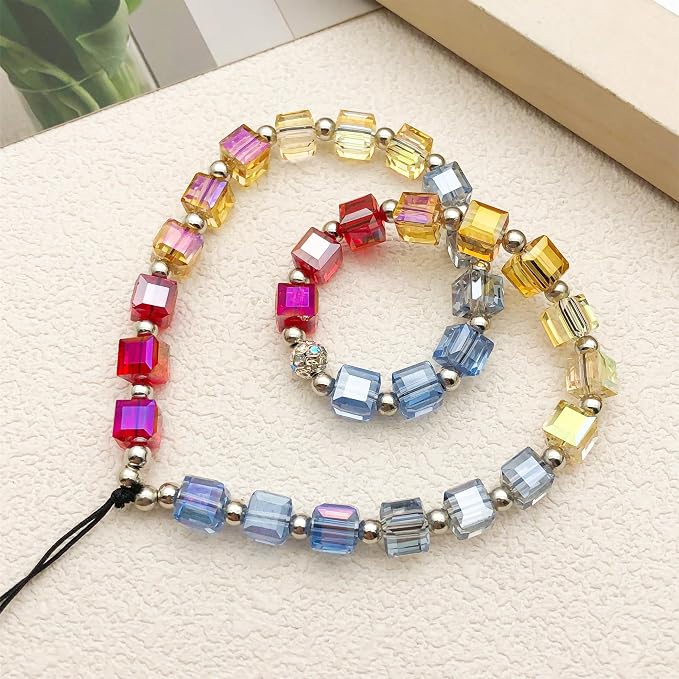 Beaded Camera Wrist Strap Cute Digital Camera Charm Lanyard Phone Chain