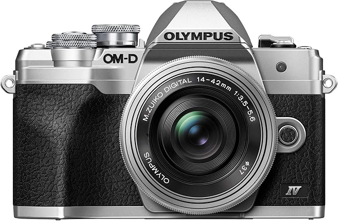 OM SYSTEM Olympus E-M10 Mark IV Silver Micro Four Thirds System Camera M.Zuiko