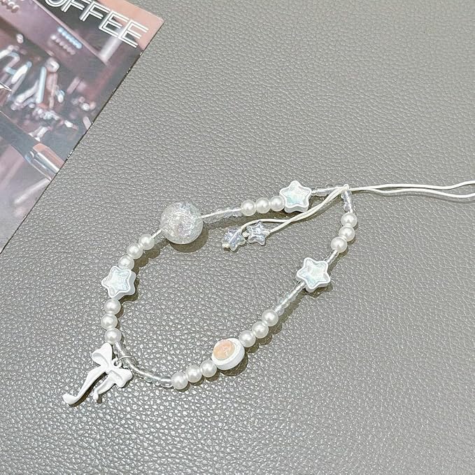Beaded Camera Wrist Strap Cute Digital Camera Charm Lanyard, Phone Wristlet