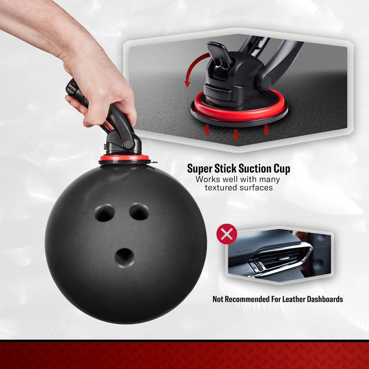 Tuff Tech Super Stick Car Phone Mount for Windshield or Dashboard