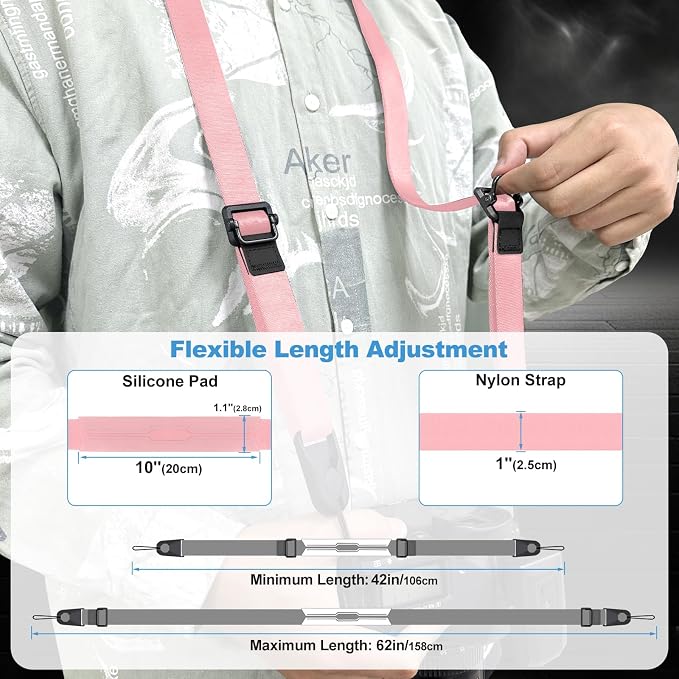FIEIL Adjustable Camera Strap, Universal Camera Strap