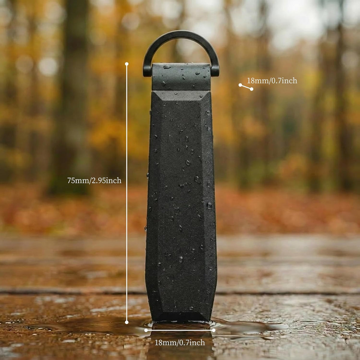 Compact Aluminum Key Organizer Holder with Pocket Clip.