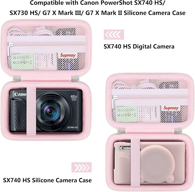 Hard Carrying Case for Canon PowerShot SX740 HS/ SX730 HS/ SX720 HS/ SX620 HS/