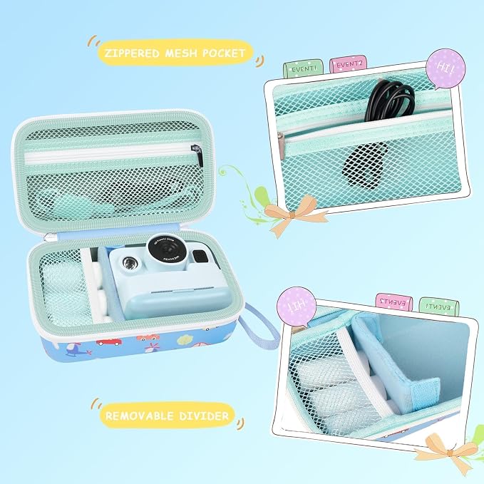 kids Instant Print Camera Case Compatible