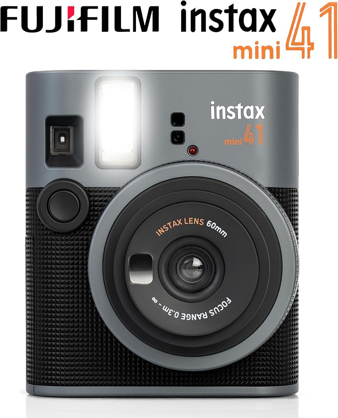 Fujifilm Instax Mini 41 Instant Film Camera Black + 20 Instax Instant Film
