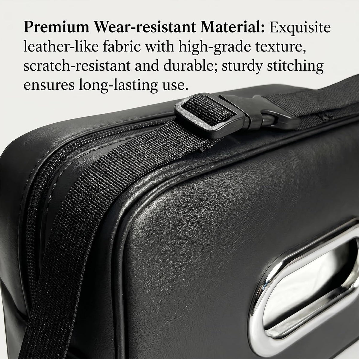 Car Tissue Holder, Car Napkin Holder, PU Leather Backseat Tissue Box Cover Fits for 120 Standard Kleenex Box, Large Rectangle Napkin Organizer for Auto Back Seat Headrest Sun Visor (Black)
