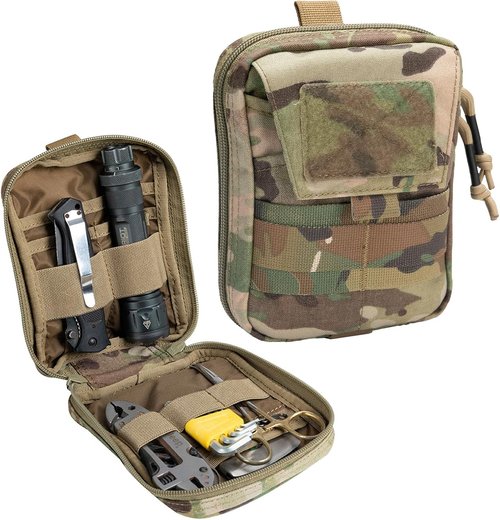 EXCELLENT ELITE SPANKER Molle Admin Pouch - Versatile Military Utility Tool Bag for EDC | Compact Design