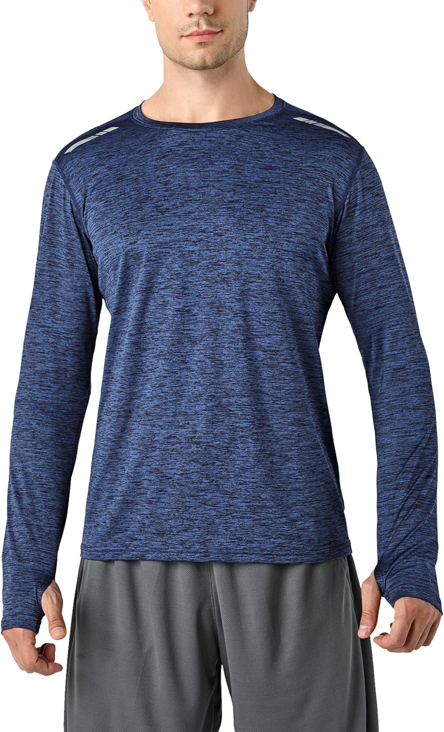 Skiennix Men's Dry Fit Long Sleeve T-Shirts - Lightweight Athletic Performance Tops | 3 Pack for Hiking
