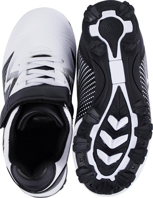 Baseball Cleats for Kids | Unisex Rubber Molded Softball Shoes - Durable Outdoor Athletic Footwear
