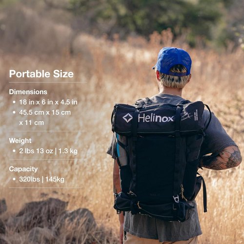 Helinox Chair One Highback - Lightweight High-Performance Camping Chair | Packable & Portable, Biscay Green