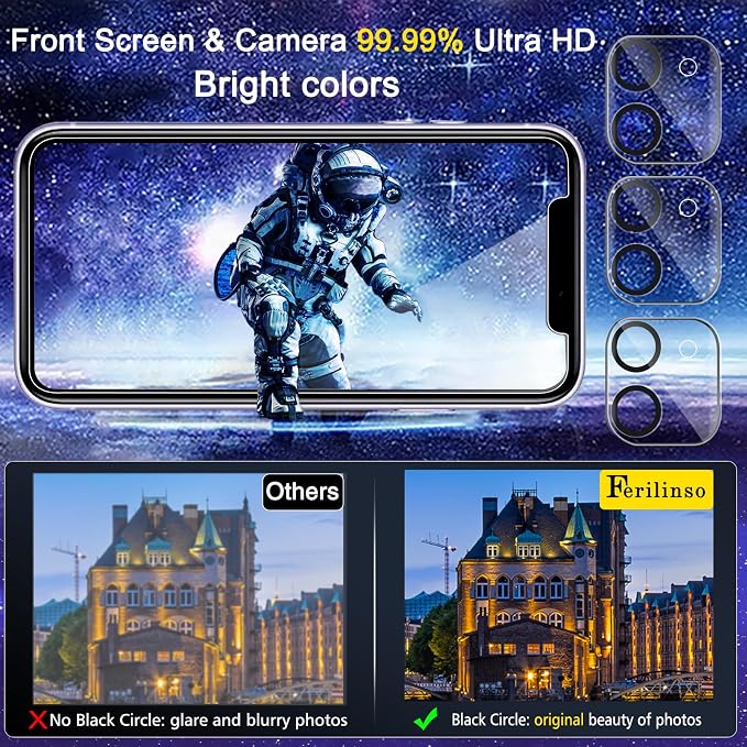 Ferilinso 3 Pack Screen Protector