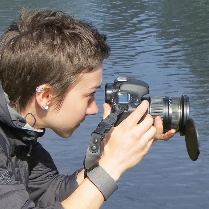 OP/TECH USA SLR Camera Wrist Strap – Neoprene Quick Release Strap