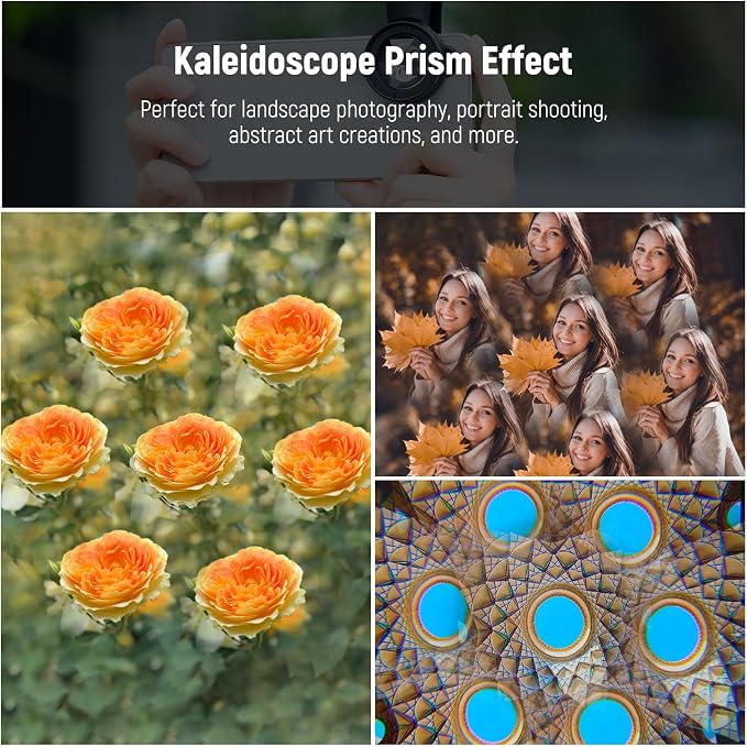 NEEWER 37mm Kaleidoscope Prism Filter