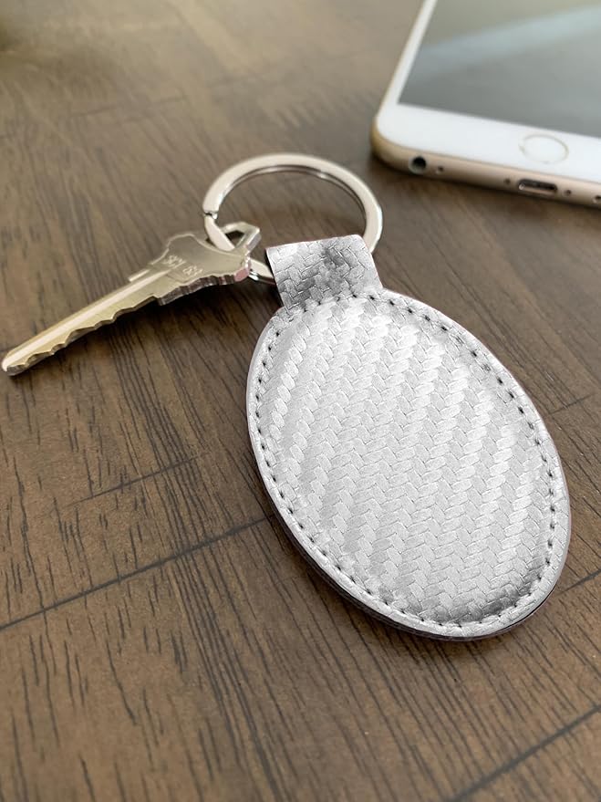LaserGram Oval Keychain, Water Polo, Personalized Engraving Included