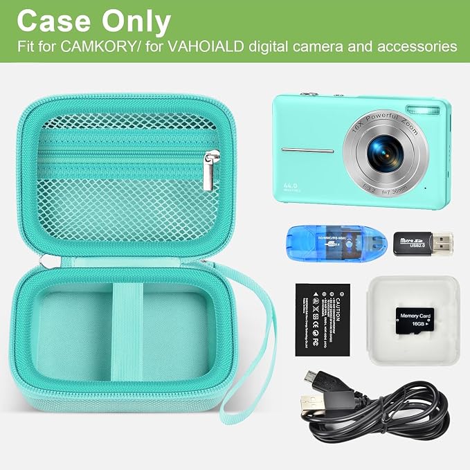 ALKOO Case Compatible with CAMKORY Digital Camera/for VAHOIALD FHD 1080P