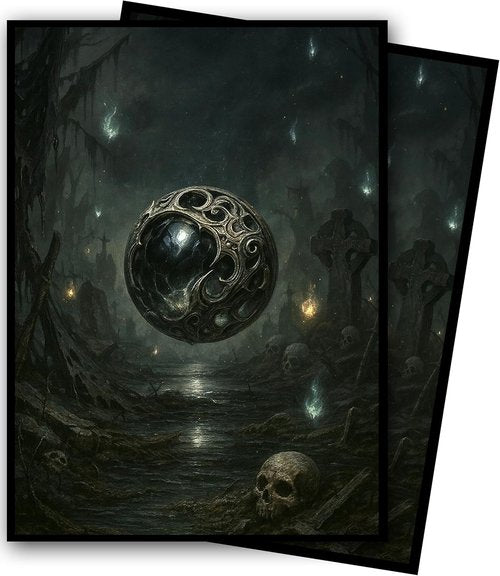 MTG Card Sleeves - Element Series | Ultra Clear Front & Matte Finish Back - 100 Count Standard Size for Magic The Gathering
