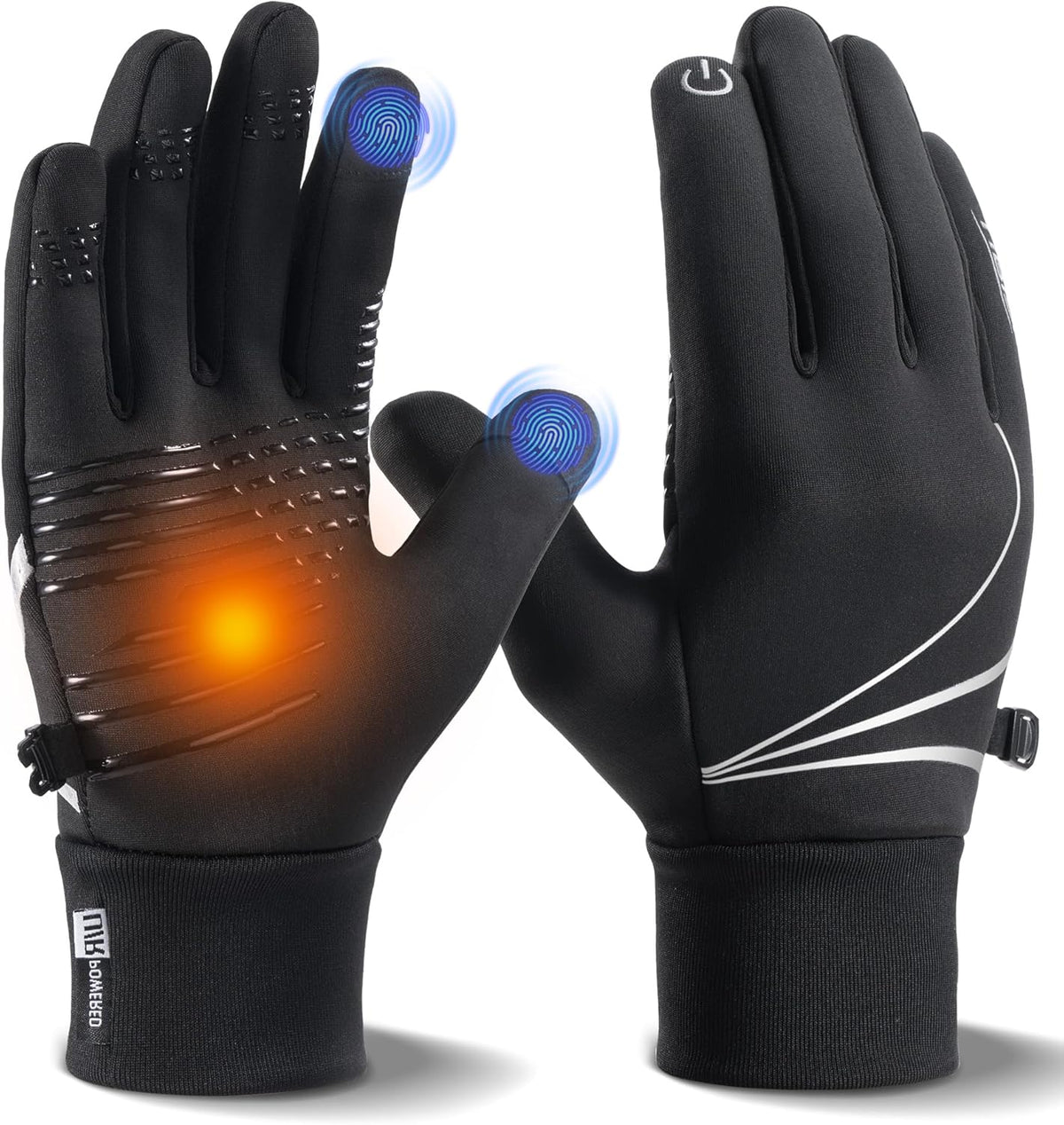 RUIXUE Winter Gloves - Warm Thermal Touchscreen, Windproof & Non-Slip Design for Men & Women