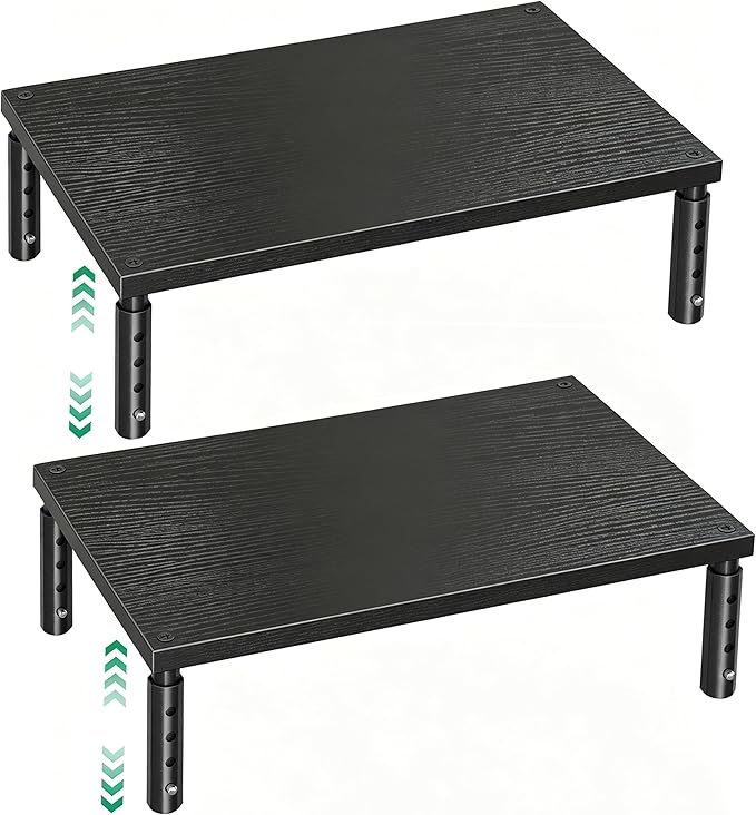 OPNICE Desk Organizers and Accessories, Adjustable Computer Monitor Stand Riser
