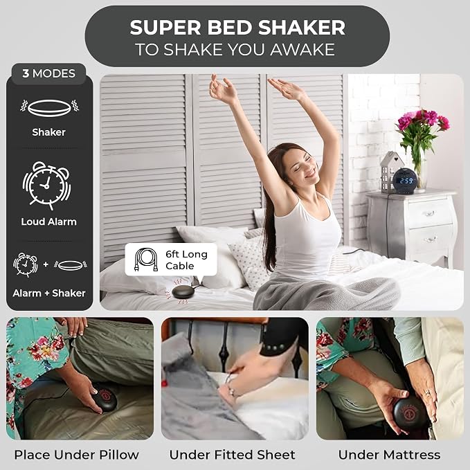 Sonic Alert Sonic Bomb Dual Alarm Clock