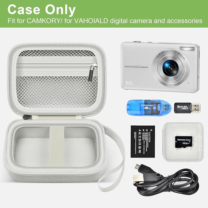 ALKOO Case Compatible with CAMKORY Digital Camera/for VAHOIALD FHD 1080P
