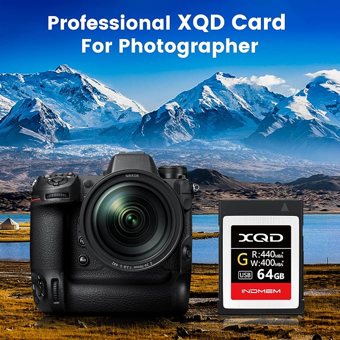 XQD 64GB Memory Card, 5X Tough MLC XQD Flash Memory Card High Speed G Series|