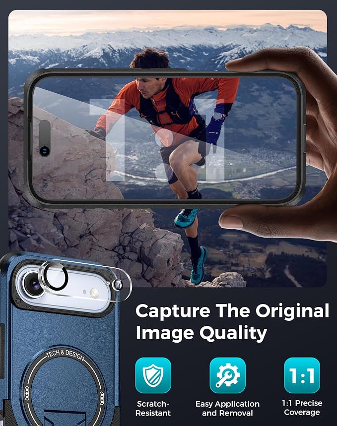 Goton for iPhone Air Case with Privacy Tempered Glass Screen Protector & Camera