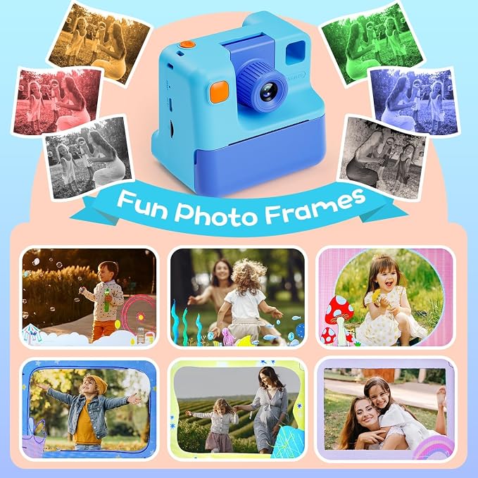 Kids Camera Instant Print, Christmas Birthday Gifts