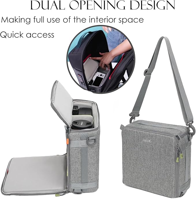 Camera Insert Bag, Shockproof &Pressure-proof Dual Opening Padded Camera Lens