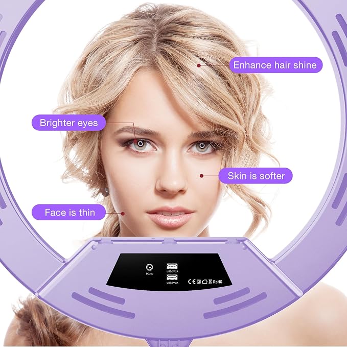 22"Ring Light with Stand, Ring Light Tripod