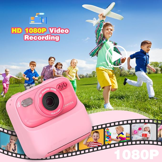 masterbee Kid Camera Instant Print Photo, Birthday Gifts