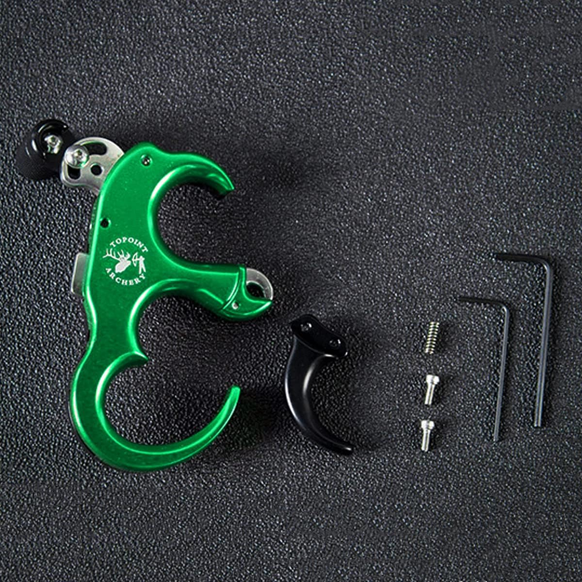 Skiennix Compound Bow Release Aid - Adjustable 3/4 Finger Automatic Thumb Trigger for Archery Training