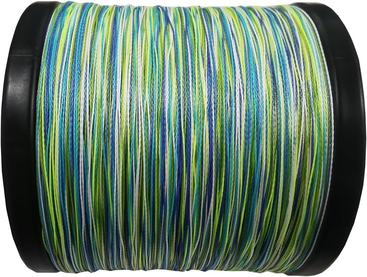 Reaction Tackle Braided Fishing Line - Pro Grade Performance for Saltwater & Freshwater - High Visibility Color Options