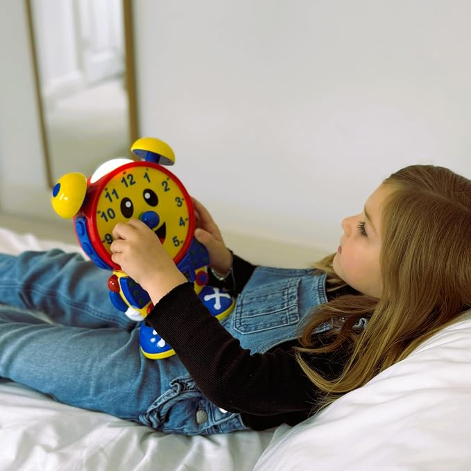 The Learning Journey Telly The Teaching Time Clock, Electronic Analog & Digital
