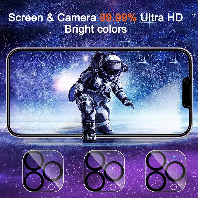 IMBZBK 3 Pack Screen Protector for iPhone 13 Pro Max