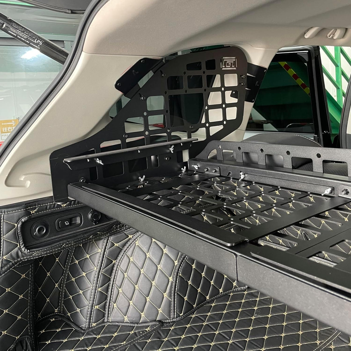HIGH FLYING for Subaru Forester 2019-2024 Car Accessories Modular Storage Molle Panels System Trunk Shelf Luggage Storage Carrier Trunk Organizer Aluminum Alloy (Side Panels+Shelf)