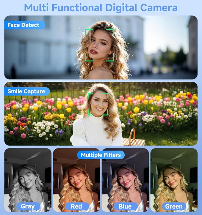Digital Camera, 2026 Upgraded 56MP Camera
