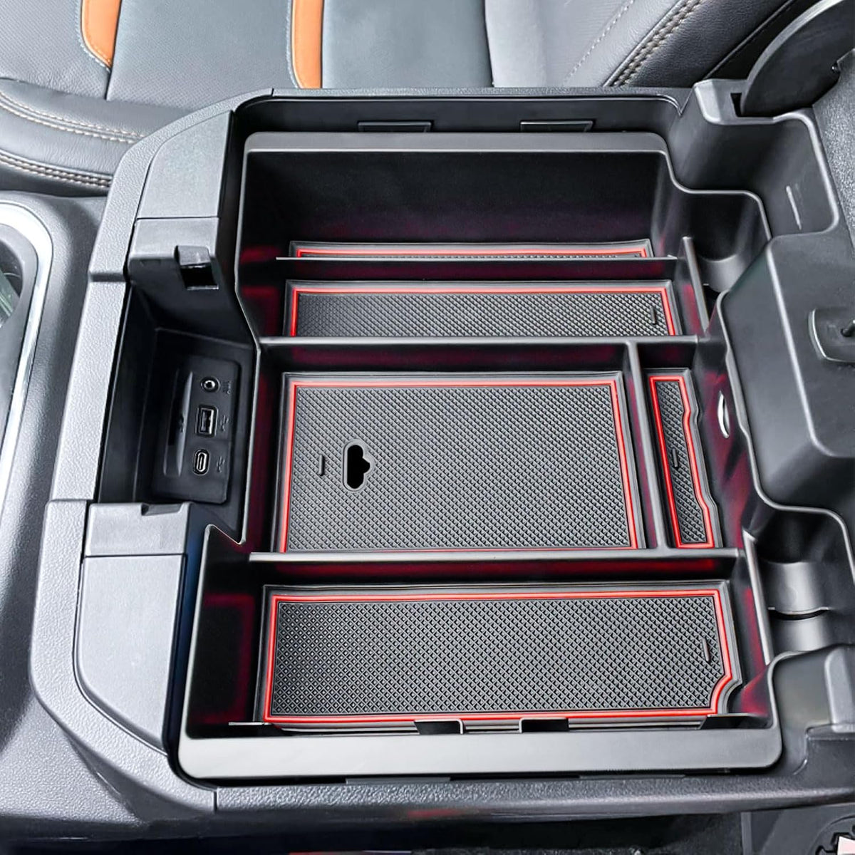 Center Console Organizer for 2019-2022 Chevy Silverado/ GMC Sierra 1500