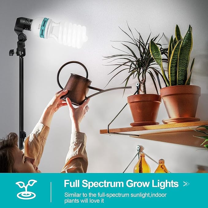 EMART Full Spectrum Light Bulb, 105W Spiral CFL 5500k Daylight