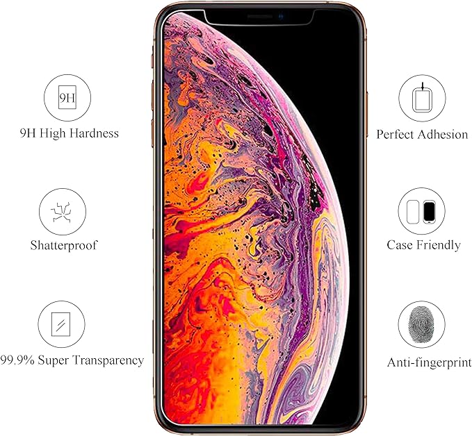 Ailun Screen Protector for iPhone 11 Pro Max/iPhone Xs Max 3 Pack 6.5 Inch