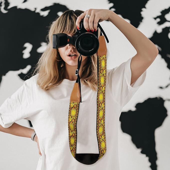 Camera Strap, Jacquard Weave 2" Shoulder Neck Straps