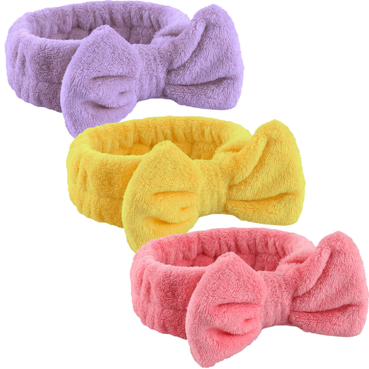 Wsyub Spa Headband, Makeup Headband For Washing Face, Bow Headbands For Women, Skincare Headbands