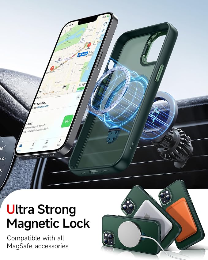 LeYi for iPhone-14 Phone Case/iPhone-13 Cases: for MagSafe