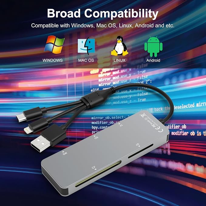 Memory Stick pro Duo Adapter - 5 in 1 SD/TF/MS/CF/XD Card Reader