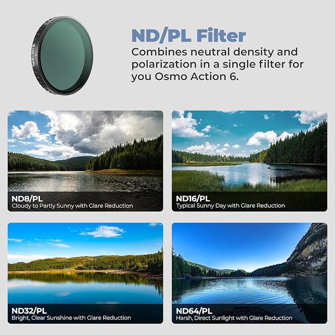 Freewell ND8/PL, ND64/PL Polarized Filter Set