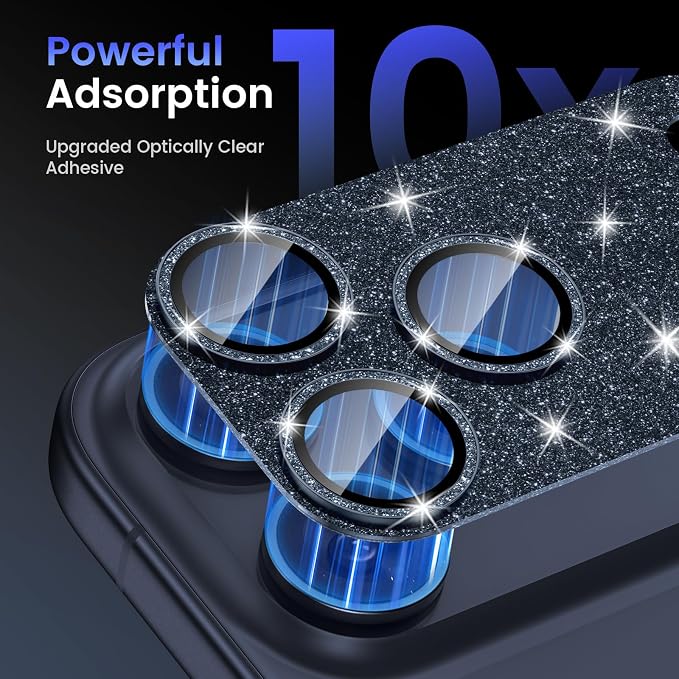 Tensea for iPhone 17 Pro Camera Lens Protector, Metal Aluminum Alloy Tempered