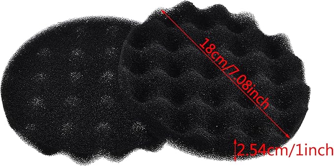 Aquarium Filter Pads Compatible with FX4 / FX5 / FX6 Canister Filter Media Replacement Parts (Sponge, 12 Pcs)