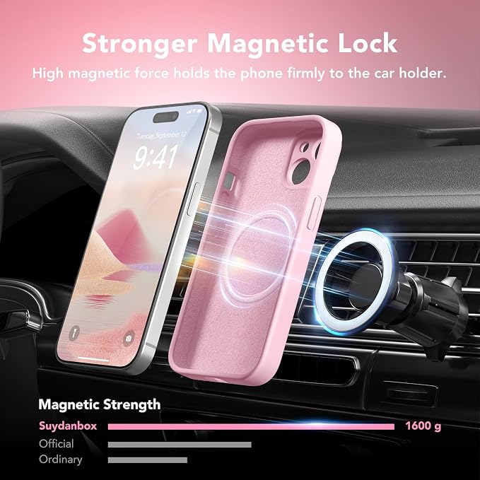Magnetic for iPhone 15 Plus Case, Compatible