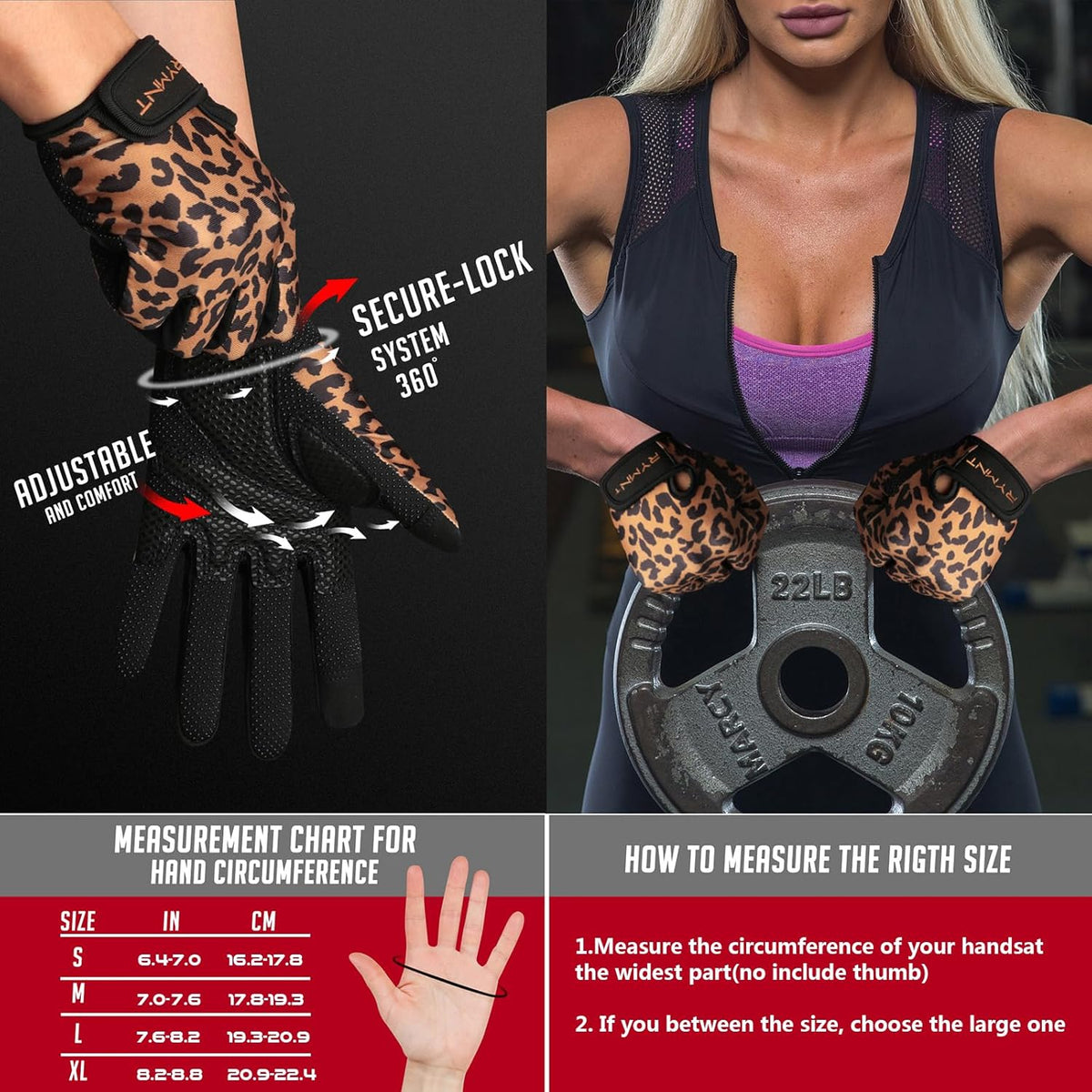 ZEROFIRE Full Finger Workout Gloves - Enhanced Grip & Palm Protection for Weightlifting | Unisex Fitness Gear