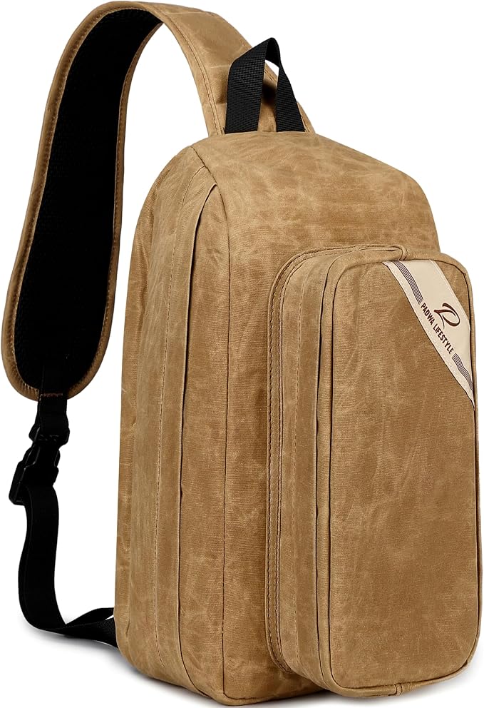 Padwa Lifestyle Khaki Crossbody Camera Bag