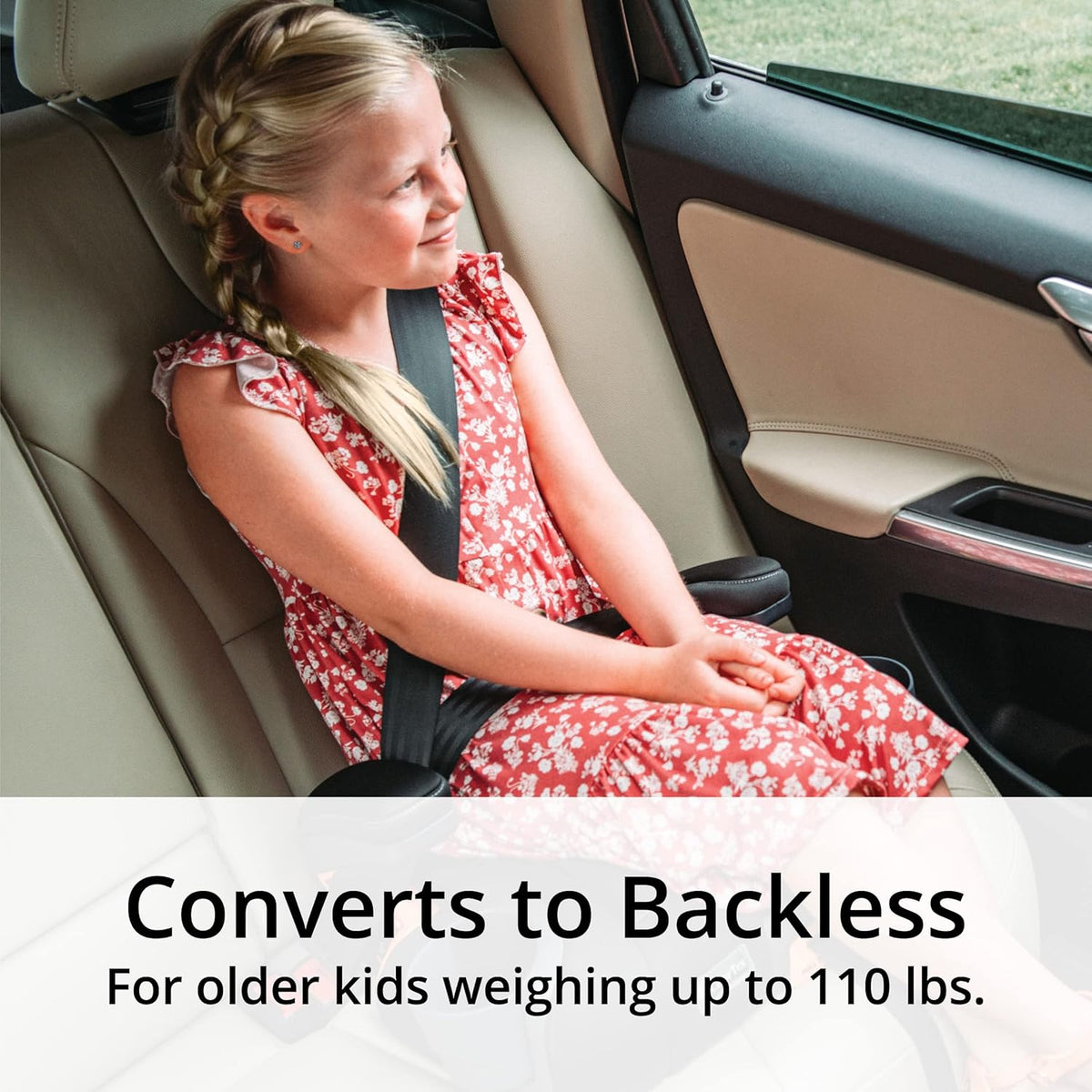 Chicco KidFit ClearTex Plus 2-in-1 Belt-Positioning Booster Car Seat